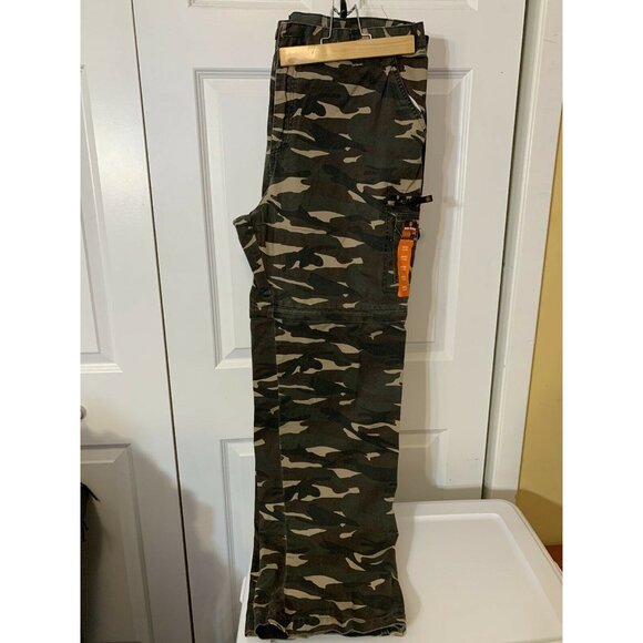 New Game Winner Camo Hunting Zip Off‎ Pants Men’s Sz XL - Picture 4 of 10